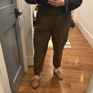 Vuori Olive Green Track Joggers